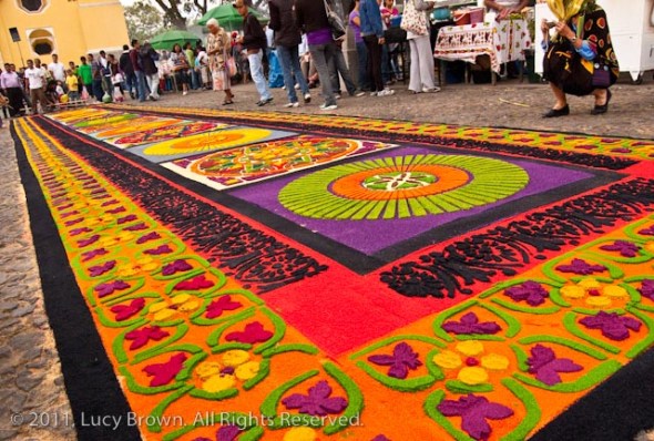 7. In front of La Merced church on Palm Sunday 2011