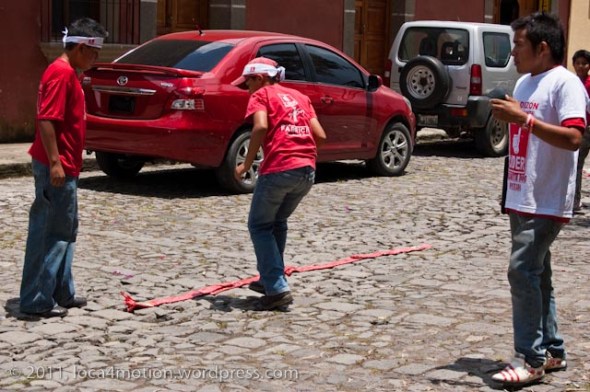 election campaign firecrackers antigua guatemala