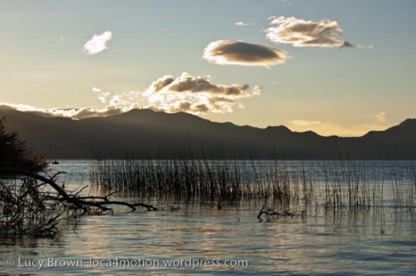 Sunrise, Christmas Eve on Lago de Atitlán, Guatemala