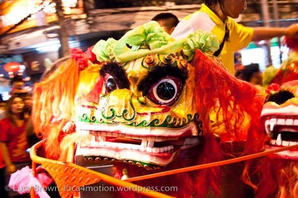 Night Parade, Chinese New Year 2013, Nakhon Sawan, Thailand Night Parade, Chinese New Year 2013, Nakhon Sawan, Thailand