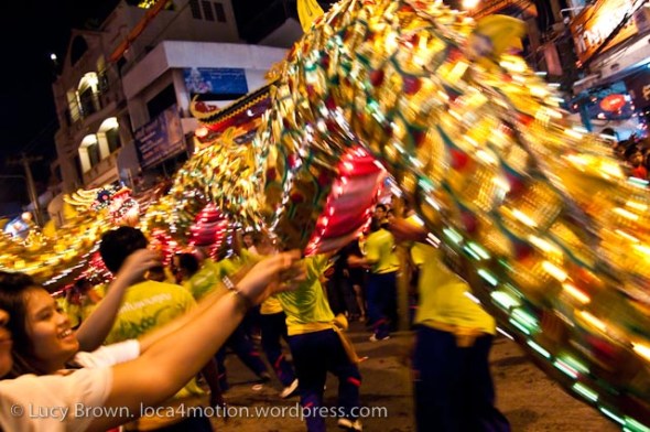 Night Parade, Chinese New Year 2013, Nakhon Sawan, Thailand Night Parade, Chinese New Year 2013, Nakhon Sawan, Thailand