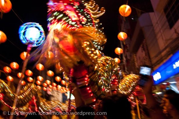 Night Parade, Chinese New Year 2013, Nakhon Sawan, Thailand Night Parade, Chinese New Year 2013, Nakhon Sawan, Thailand