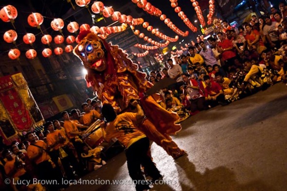 Night Parade, Chinese New Year 2013, Nakhon Sawan, Thailand Night Parade, Chinese New Year 2013, Nakhon Sawan, Thailand