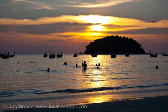 Sunset, Kata beach, Phuket, Thailand