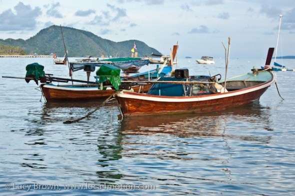 Long-tail boats (ruea hang yao), Rawai beach, Phuket, Thailand