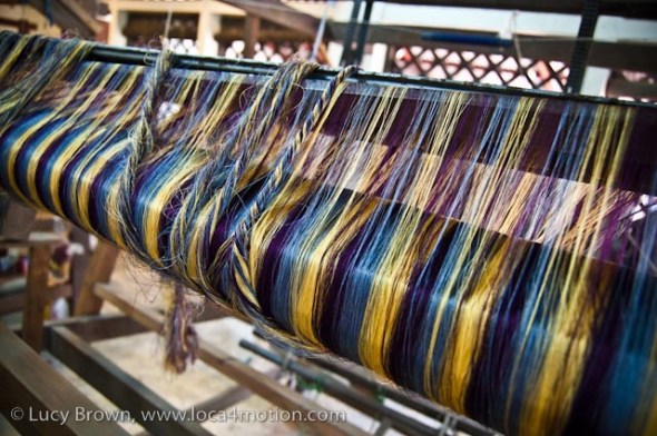 Dyed silk threads, Chiang Mai, Thailand