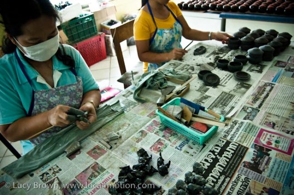 Lacquerware workshop, Chiang Mai, Thailand