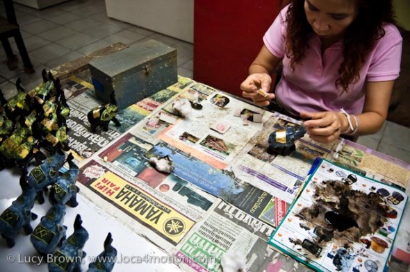 Lacquerware workshop, Chiang Mai, Thailand