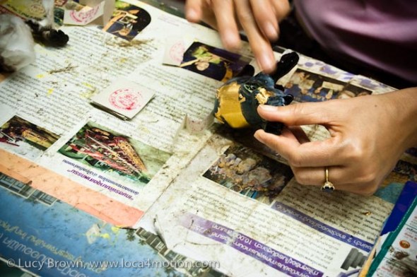 Lacquerware workshop, Chiang Mai, Thailand