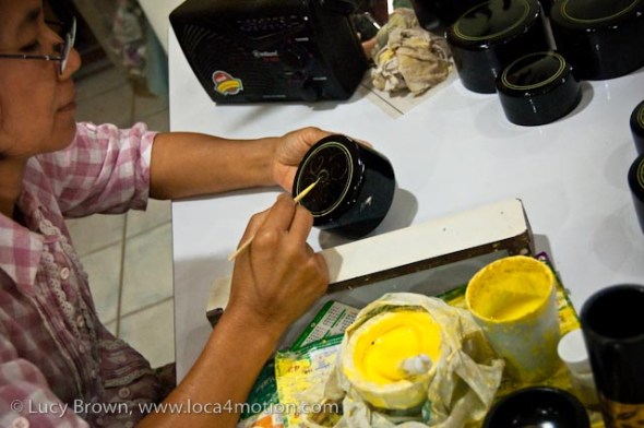 Lacquerware workshop, Chiang Mai, Thailand