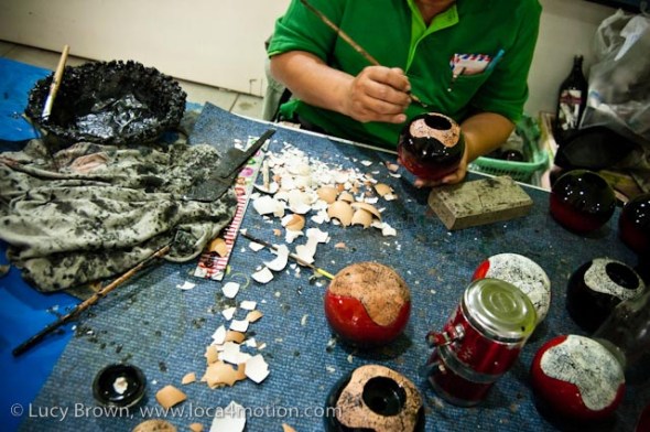 Lacquerware workshop, Chiang Mai, Thailand