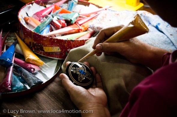 Lacquerware workshop, Chiang Mai, Thailand