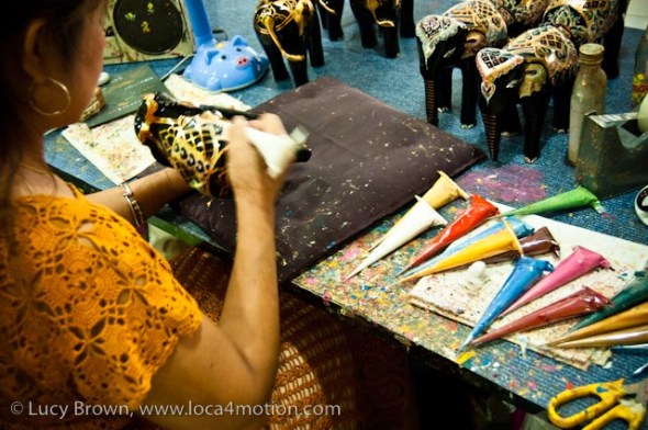 Lacquerware workshop, Chiang Mai, Thailand