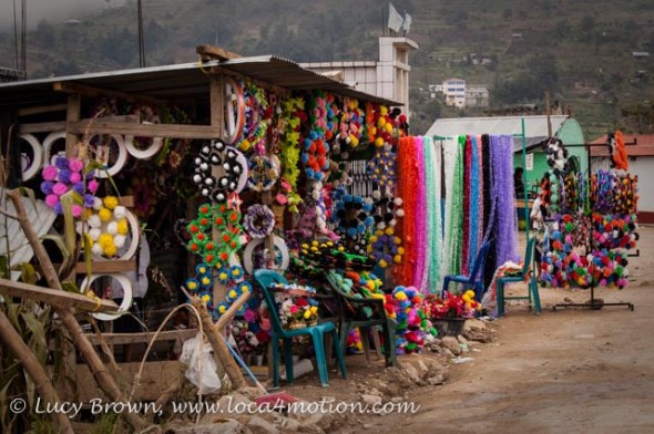 Cemetery wreaths, Todos Santos Cuchumatán, Huehuetenango, Guatemala