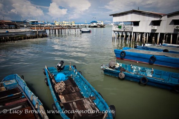 Boats, Chew Jetty, Clan Jetties, George Town, Penang, Malaysia