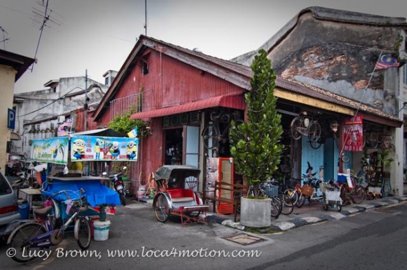 Bicycle shop, Armenian Street, George Town, Penang, Malaysia