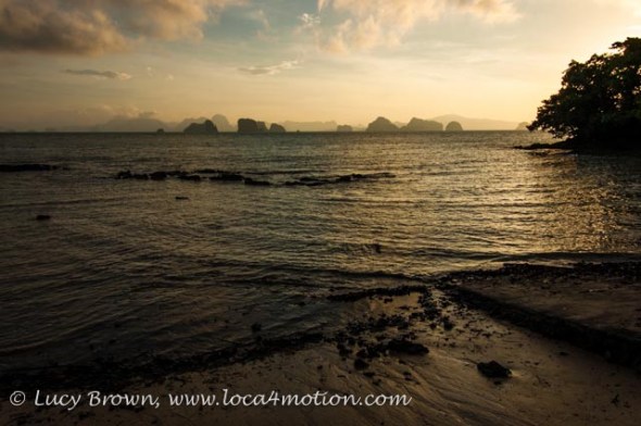 Phang Nga Bay sunrise, Ko Yao Noi, Phuket, Thailand
