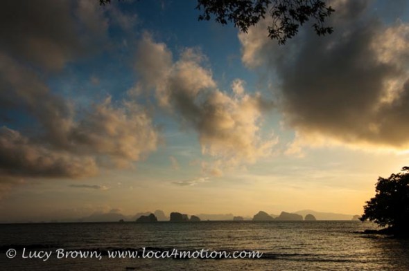 Phang Nga Bay sunrise, Ko Yao Noi, Phuket, Thailand